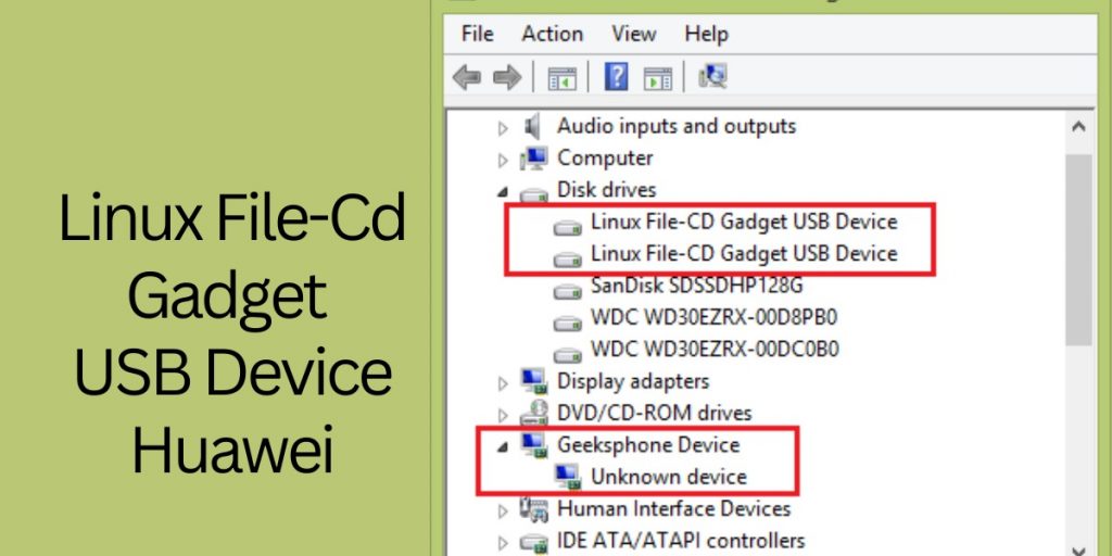Linux File-Cd Gadget USB Device Huawei
